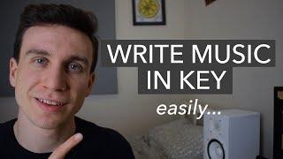 How to write in key - Music theory for beginners TIMESTAMPED