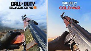 COD Black Ops 6 vs COD Cold War - Details Physics & Graphic Comparison