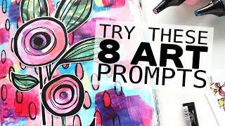 Get Your Art Flowing With These 8 Art Prompts