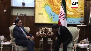 President Ahmadinejad hosts Pakistani minister for Petroleum and Natural Resources