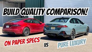 BMW i5 vs Tesla Model S Build Quality Showdown Pure Luxury vs On Paper Spec Sheet