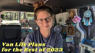 My VAN LIFE Plans for the Rest of 2023  Minivan Camper Conversion