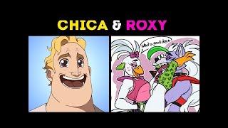 Chica & Roxy FULL  FNAF Animation   Mr Incredible becoming Сanny