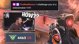 I challenged Top 500 Streamers to a Widowmaker 1v1 in Overwatch 2 w reactions