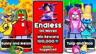 Can we BEAT Sunny and Melons RECORD in Toilet Tower Defense