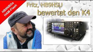 Fritz HB9HSU bewertet den K4 von ELECRAFT