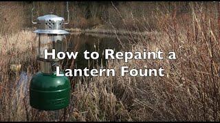 How to Paint a Lantern Fount