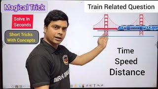 Time Speed and Distance Trick  Train Realted Questions  Maths Trick by imran sir  imran sir maths