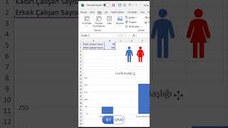 Excel Grafiğine Resim Ekleme #shorts