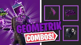 GEOMETRIK COMBOS  FORTNITE SKIN REVIEW