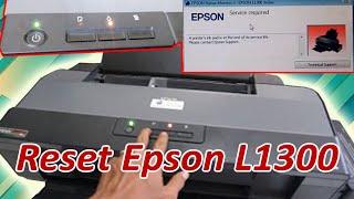 Reset Epson L1300  Printer Blinking Error