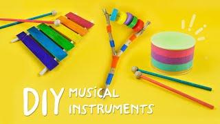 DIY Musical Instruments Craft You can do anytime - Part 2