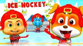 Ice Hockey  Cartoons For Children & Kids  Fun Videos For Babies