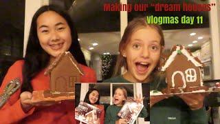Making our “dream houses” *gingerbread houses”Vlogmas day 11TAYLOR HIGGINS