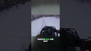 Snow Plowing with ATV & Click N Go 2 Plow