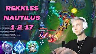 REKKLES PLAYS NAUTILUS VS JANNA SUPPORT EU MASTER PATCH 13.12 League of Legends Full Gameplay