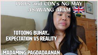 LIFE IN UK PROS AND CONS SA MAY ASAWANG AFAM I British Filipina Couple