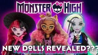 SPECULATION NEW MONSTER HIGH DOLL LEAKS???  Draculaura Clawdeen + Frankie revealed  doll news