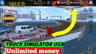Truck Simulator USA mod apk V4.1.3  Unlimited Money and Unlimited Coins  Last Updated v4.1.3