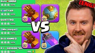 PUSH PROJECT with SPIKEY BALL vs RAGE VIAL in Clash of Clans