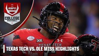 Texas Bowl Texas Tech Red Raiders vs. Ole Miss Rebels  Full Game Highlights