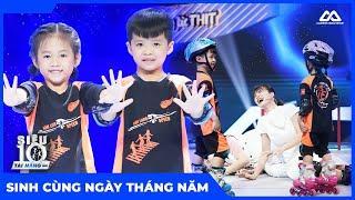 Siêu Tài Năng Nhí mùa 3 Tập 1 Trấn Thành Hari Won mê mẩn cặp đôi nhí sinh cùng ngày tháng năm