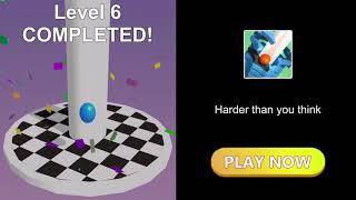 Stack Ball mobile gameplay