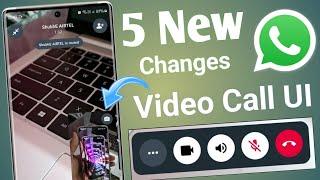 5 Whatsapp new Changes in Video call UI  Whatsapp new update  Whatsapp updates 