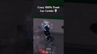 100% TRASH CAN COMBO  Strongest Battlegrounds #roblox #robloxshorts #onepunchman #anime