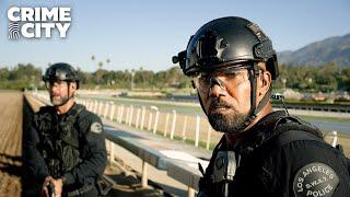 SWAT vs. Omegas at the Race Track  S.W.A.T. Shemar Moore