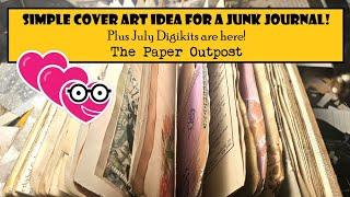 COOL COVER ART for a Junk Journal #Easy IDEAS for Beginners The Paper Outpost