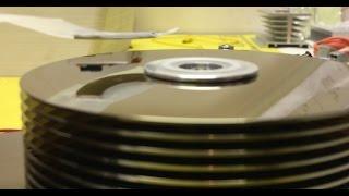 Spinning an open Hard Drive   Magnetic Levitation     Lenzs Law Demo
