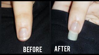 How to grow long nails fast in 5 mins