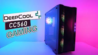 IDEAL GAMING CASE FOR PC BUILDERS  DeepCool CC560 Gaming Case 650W 80+ Psu