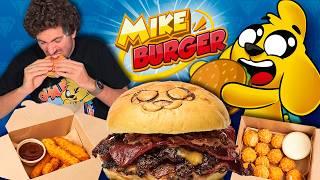 Probando TODO el MENÚ de MIKECRACK BURGER por PRIMERA VEZ  VLOG