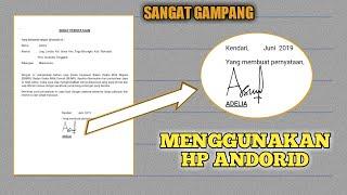 TUTORIAL MENAMBAHKAN TANDA TANGAN PADA FILE WORD DI HP