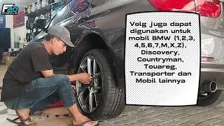 GANTI VELG RACING BMW F30 PAKAI HSR WHEEL RING 19 - ASLI TAMBAH KEREN BANGET 