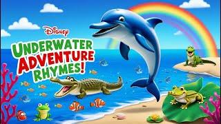 Underwater Adventure Rhymes Dolphins Crocodiles Frogs & Fish  Kids Nature Song  @KidVidAI