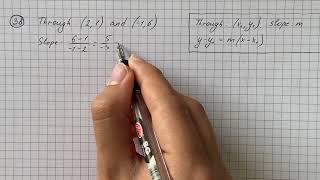 Find the equation of the line that satisfies the given conditions Goes through 2 1  Plainmath