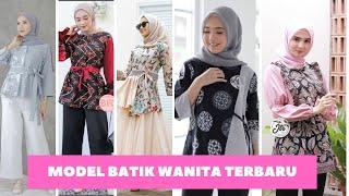 25 Model Baju Batik Wanita Terbaru  2022