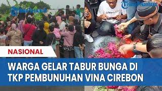 Ratusan Warga Tabur Bunga di Jembatan Talun Tuntut Keadilan untuk Vina Cirebon