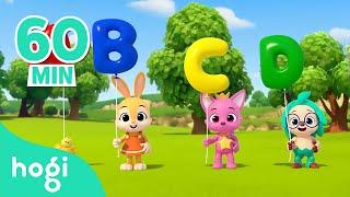 Lets Pop The Alphabet Balloon + ABC Song + More Nursery Rhymes & Kids Songs - Hogi Pinkfong