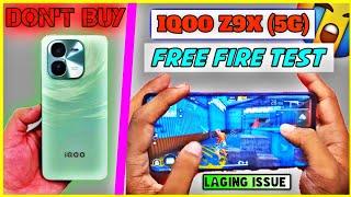 IQOO Z9X 5G FREE FIRE TEST  iqoo z9x 5g free fire gameplay + Heating + Battery Drain Test.unboxing