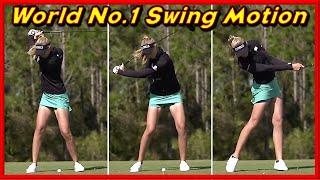 World No.1 Nelly Korda Powerful Swing & Slow Motions