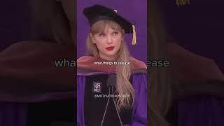Taylor Swifts life advice to students ️