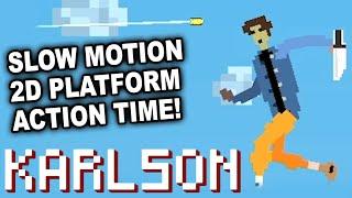 TIME MOVES WHEN YOU PLATFORM – Lets Play Karlson Game Jam Build 1080p 60fps Gameplay