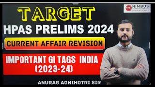 GI Tag for 2023-24  Current Affair #hpas2024 #hppsc #upsc