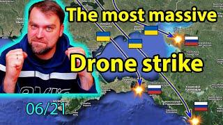 Update from Ukraine  Massive Ukrainian Drone Strike Rocks Ruzzian Bases and Oil refineries