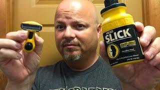 Face Shaving with Headslick & the Headblade... Say whaaaaat?