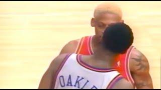 Dennis Rodman vs Charles Oakley Heated Moments Comp